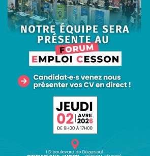 Forum Emloi Cesson 2026 Groupe PIGEON