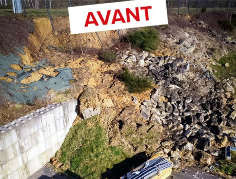 Sécurisation talus Groupe PIGEON