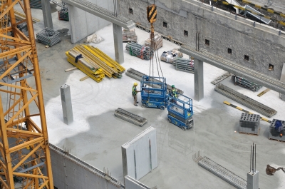 béton armé, la fusion avec l'armature en acier