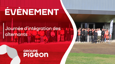 📢 EVENEMENT | | Première édition de la journée d'intégration des alternants du Groupe PIGEON !, actualité du Groupe Pigeon