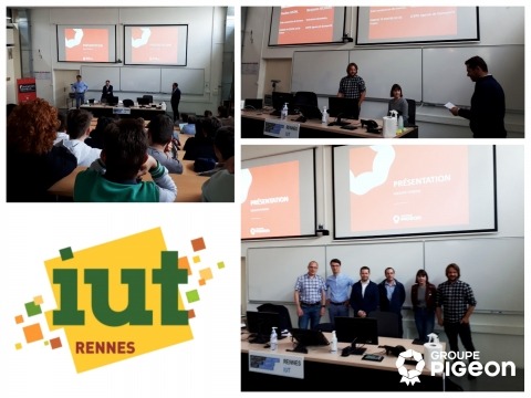 ?? ?? PARTENARIAT | Le Groupe PIGEON est très heureux de parrainer les étudiants de 1ère année de B.U.T. Génie Civil - Construction Durable, de l'IUT de Rennes…, actualité du Groupe Pigeon
