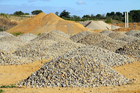 Le granulat, élément-clé de la construction et des travaux publics, actualité du Groupe Pigeon